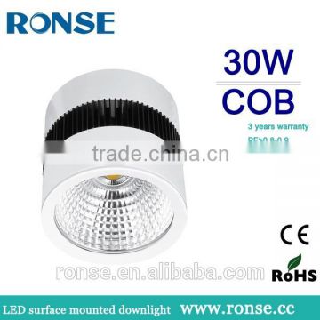 Ronse led surface mounted downlight sharp cob 30W high CRI high lumens(RS-2611)