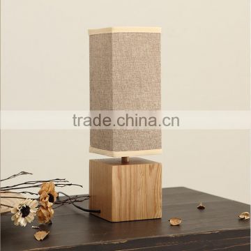 wood table lamp shades with E27 desk light