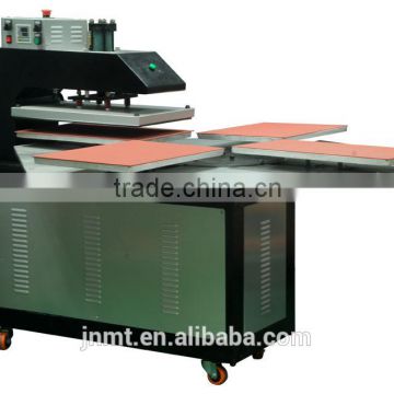 automatically four station heat press transfer machine