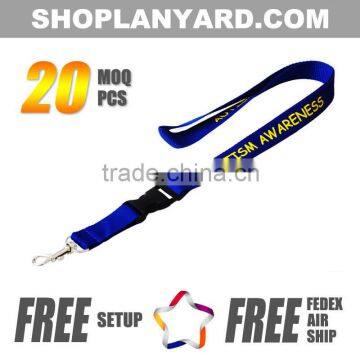 Colorful Imprinted Polyester Lanyard with CustomDesign