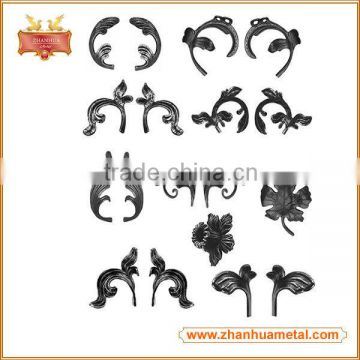 wrought iron leaves/cast iron leaves for fence