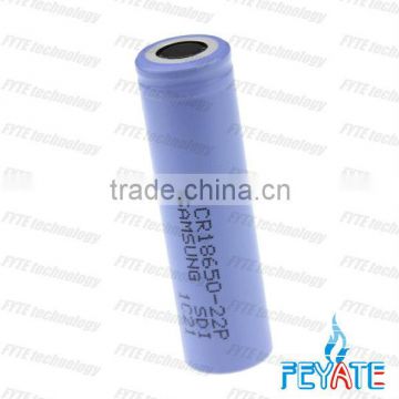 High power Lithium battery cell ICR18650-22P samsung 18650 3.7V 2200mah Li-ion rechargeable battery