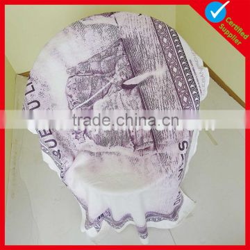 Factory promotional silk screen printing solid color face towel