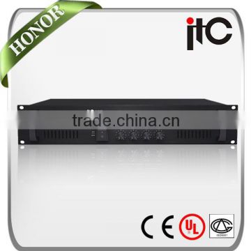 ITC T-4S120B Series Practical 60W 120W 240W 4 Channel Sound Power Amplifier for Sale