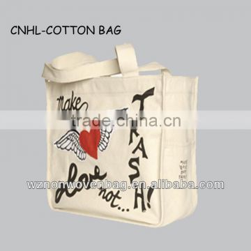 eco-friendly shopping natural cotton bag