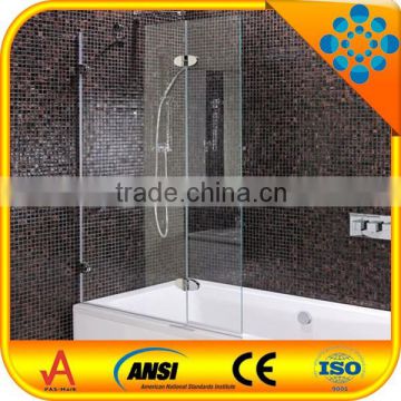 304 stainless steel frameless sliding shower screen glass