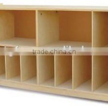 School Kids Wooden Diaper Storage Cabinet Furniture (Hanging Diaper Wall Storage)