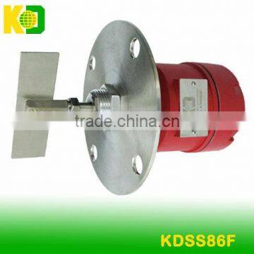Rotary blade level switch for particle