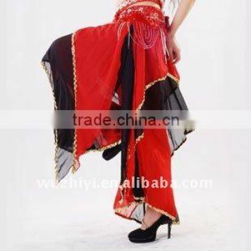 Double Color Belly Dancing Chiffon Pants
