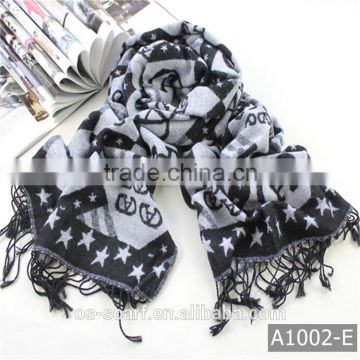A1002-E China new design popular fashion viscose cashmere pashmina scarfs