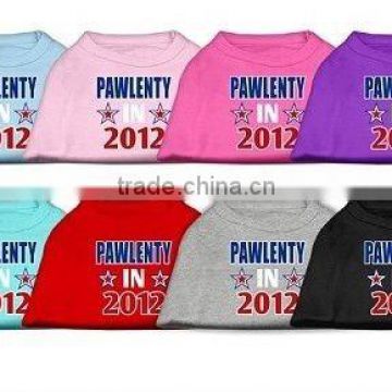 Pawlenty in 2012 Screen Print Shirts (3 Line Design)