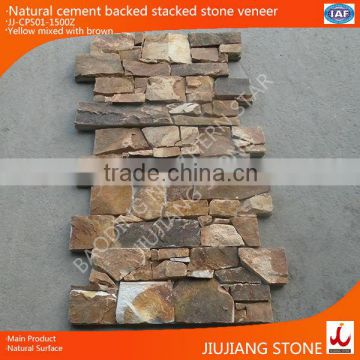 natural cement backed exterior wall cladding stone panels