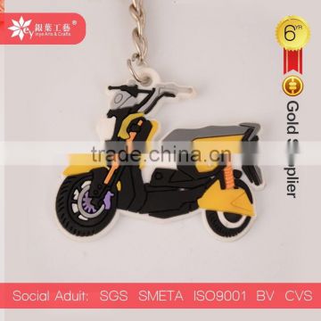 motorcycle soft pvc keychain pvc rubber key chain