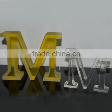 China OEM factory of custom acrylic crystal characters/letters/ words/product