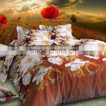 brushed printing fabric for bedsheet