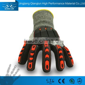 Workplace Safety Sandy Nitrile Coated Cut Resistant Gloves