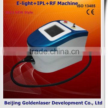 www.golden-laser.org/2013 New style E-light+IPL+RF machine anti aging equipment