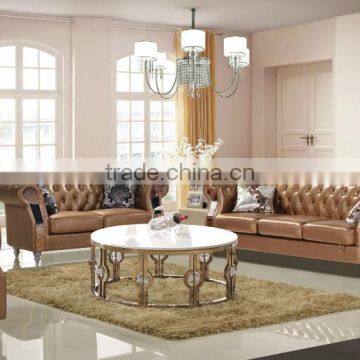 modren design top grain leather pu living room sofa EF-008