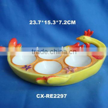 dolomite egg plate-pottery/ceramic easter egg cup-porcelain egg holder