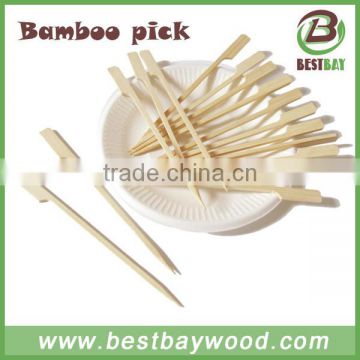 Wholesale square bamboo skewers with logo for BBQ