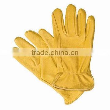 Long leather driving glove