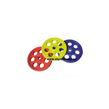 7 Holes Rubber Olympic Color Weight Plate