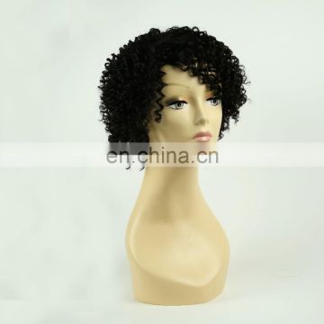 100% Human Remy kinky curl Brazilian Hair Human Wig