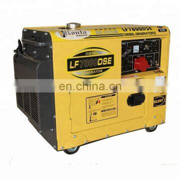 6.5kva Portable Silent Power Diesel Electric Generator