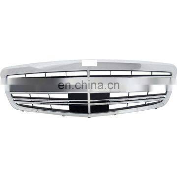 Front Bumper Upper Grill Silver for Mercedes Benz S65 Style S Class W221 2010-13