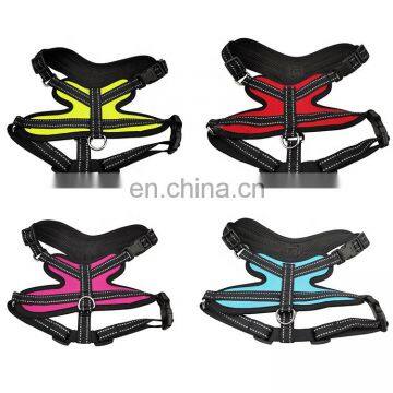 dog harness vest neoprene material soft and comfortable dog harness accept custom color