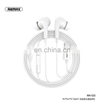 REMAX Air Plus Pro Type-C Wired music earphone RM-533
