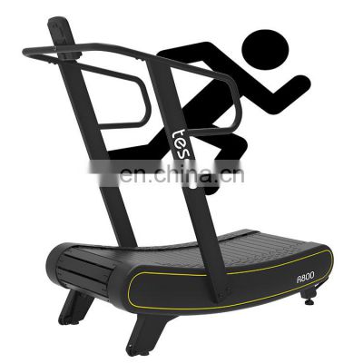 Curved treadmill & air runner with speed control running machine for home and gym use manual no electric gym equipment