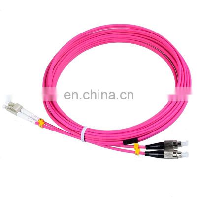 LC FC Duplex OM4 50/125 62.5/125 Fiber Optic Patch cord cordon de raccordement en fibre Fiber Jumper LC FC fiber patch cord