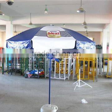 windproof and waterproof vinyl tarpaulin pvc fabric outdoor garden umbrella