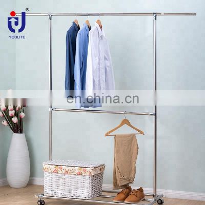 New product single-pole metal hanging clothes rack
