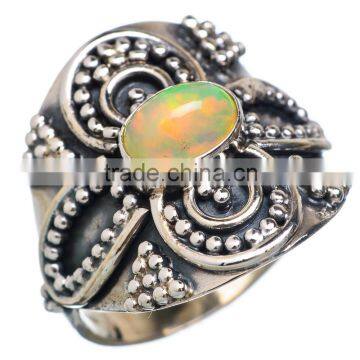 RARE ETHIOPIAN OPAL 925 STERLING SILVER RING ,925 STERLING SILVER JEWELRY WHOLE SALE,JEWELRY EXPORTER