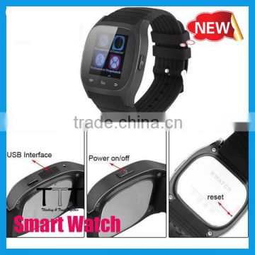 factory supply Logo Print Blue White Black Smart Watch for Iphone Samsung And other smart phone
