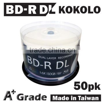 Taiwan A+ Blu Ray 50gb, inkjet printable blu ray discs 50gb bd-r dl