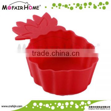 Kitchenware mulberry shape silicone muffin baking pans (S1018)