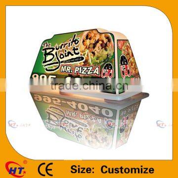 Customize pizza style car roof box