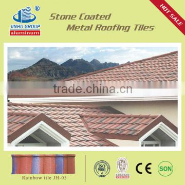 JH-05 ROMAN TILES Stone coated step roof tiles