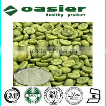 100% Natural Green Coffee Bean Extract 50%Chlorogenic Acids