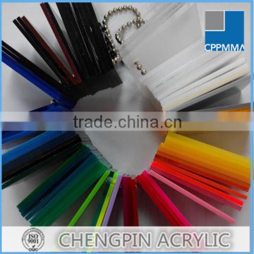 PMMA material thin hard color plastic sheet