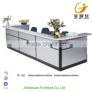 Attractive Design Wooden Office Salon Reception Desk Counter P-13