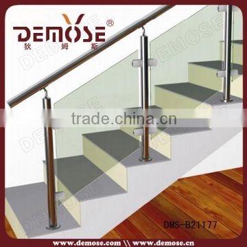 OEM classical indoor plexiglass stairs glass railing