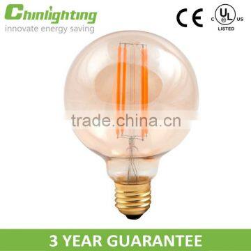 UL CUL Globe LED Vintage Filament Bulb G30 G95 2W 4W 6W 8W E26 E27 Dimmable Lamp