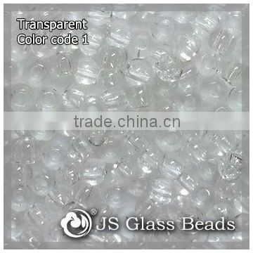 High Quality Fashion JS Glass Seed Beads - 1# 10/0 Transparent Rocailles Beads For Garment & Jewelry