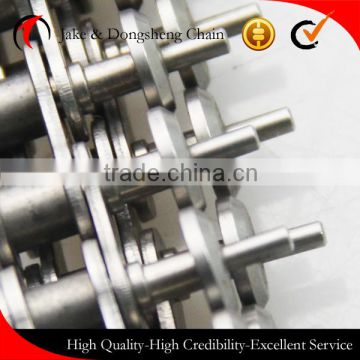 special nonstandard short pitch roller chains 06C-1short pitch conveyor chain with extended pins manufacturer