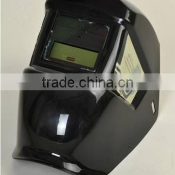 Custom black color Auto darkening welding helmet with two No.7 alkline battery