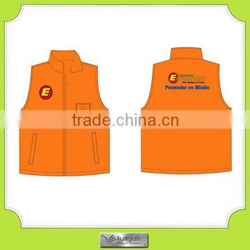Custom made polyester printed mens designer vest for promotion
